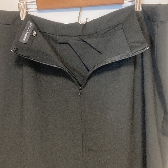 Jason Wu x Eloquii Faux Wrap Ruffle Black Skirt - Picture 6 of 9